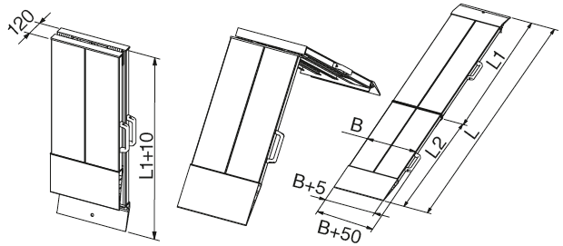 Kleinrampe Faltbar Länge: 3m Breite: 0,8m Tragfähigkeit/Stück: 565kg