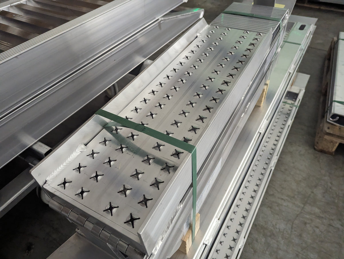 Sicherheitsrampe Faltbar Länge: 2,5m Breite: 0,2m Tragfähigkeit/Paar: 370kg