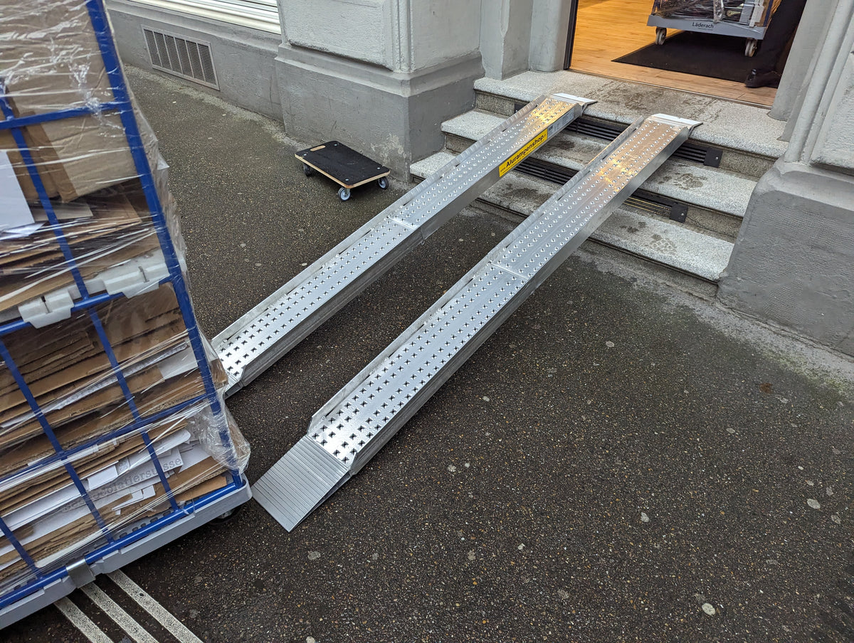Sicherheitsrampe Länge: 1,5m Breite: 0,4m Tragfähigkeit/Paar: 1670kg