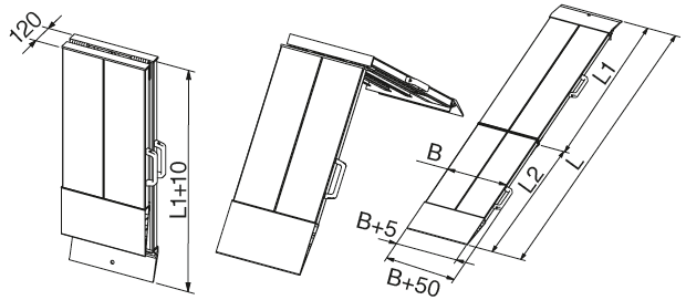 Kleinrampe | Faltbar | Länge: 2m | Breite: 0,8m | Tragfähigkeit/Stück: 975Kg