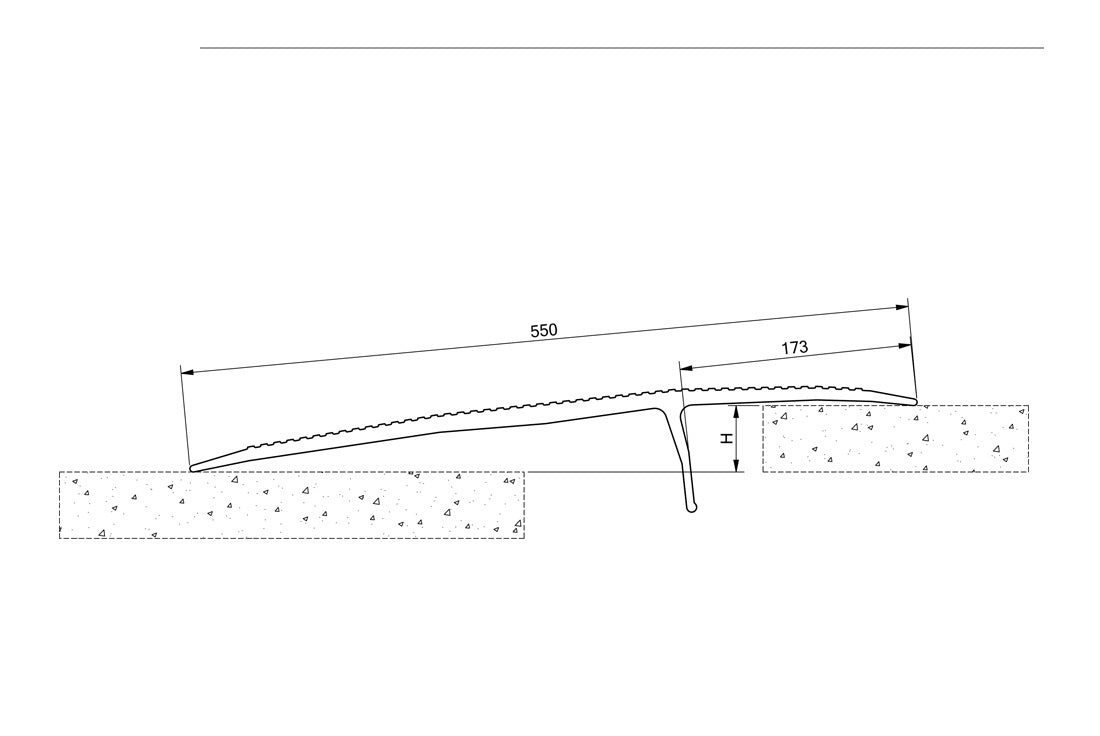 Entladebrücke | Länge: 0,55m | Breite: 2m | Tragfähigkeit: 4000kg