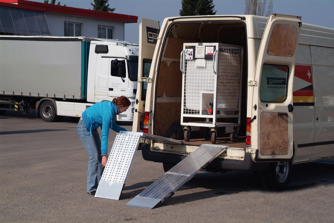 Kleinrampe | Faltbar | Länge: 2,5m | Breite: 0,2m | Tragfähigkeit/Paar: 370Kg