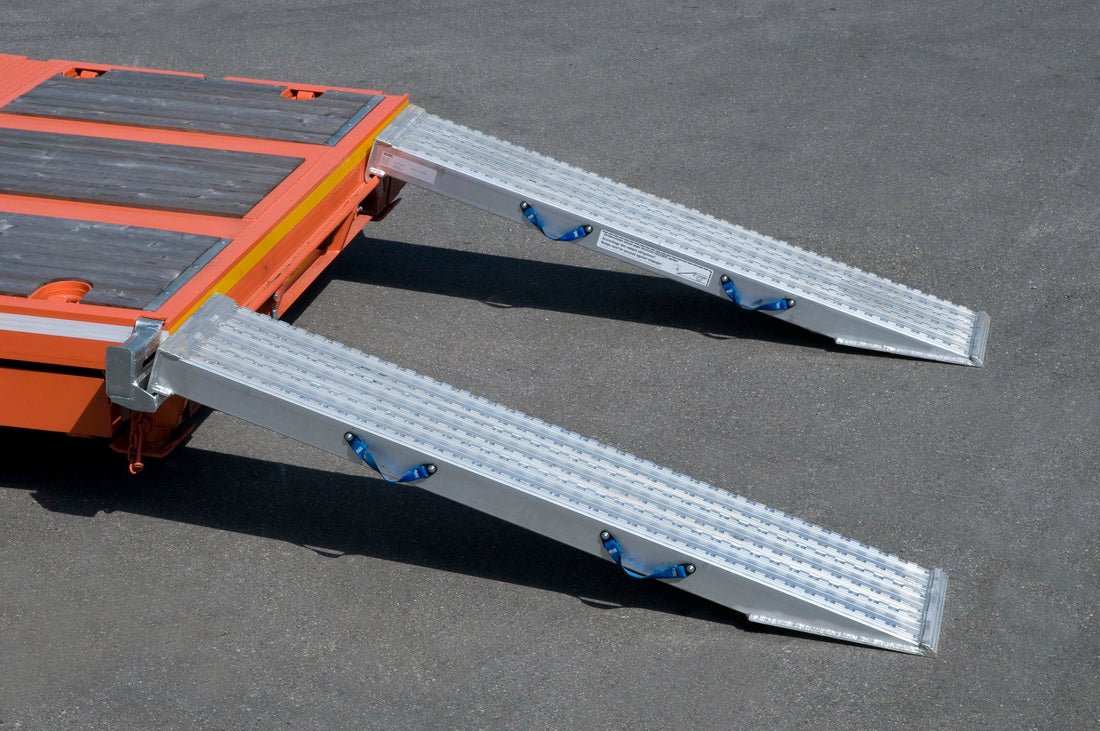 Schwerlastrampe 120 | Länge: 3,575m | Breite: 0,4m | Tragfähigkeit/Paar: 8550Kg