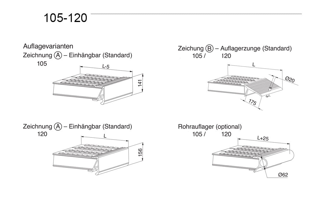 Schwerlastrampe 120 | Länge: 3m | Breite: 0,4m | Tragfähigkeit/Paar: 9780Kg