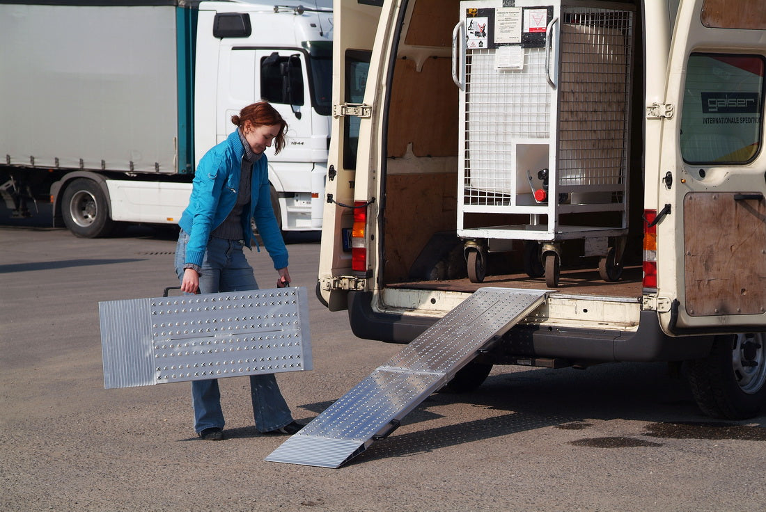 Kleinrampe | Faltbar | Länge: 2,5m | Breite: 0,2m | Tragfähigkeit/Paar: 370Kg