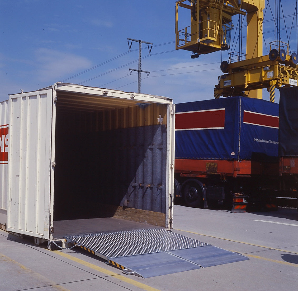 Containerbreitrampe | Länge: 2,07m | Breite: 2m